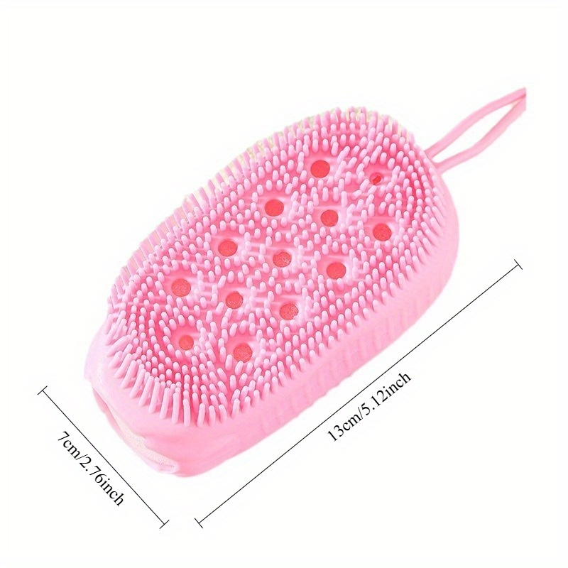 2pcs Loofah and Storage Bag Massage Back Scrubber Set