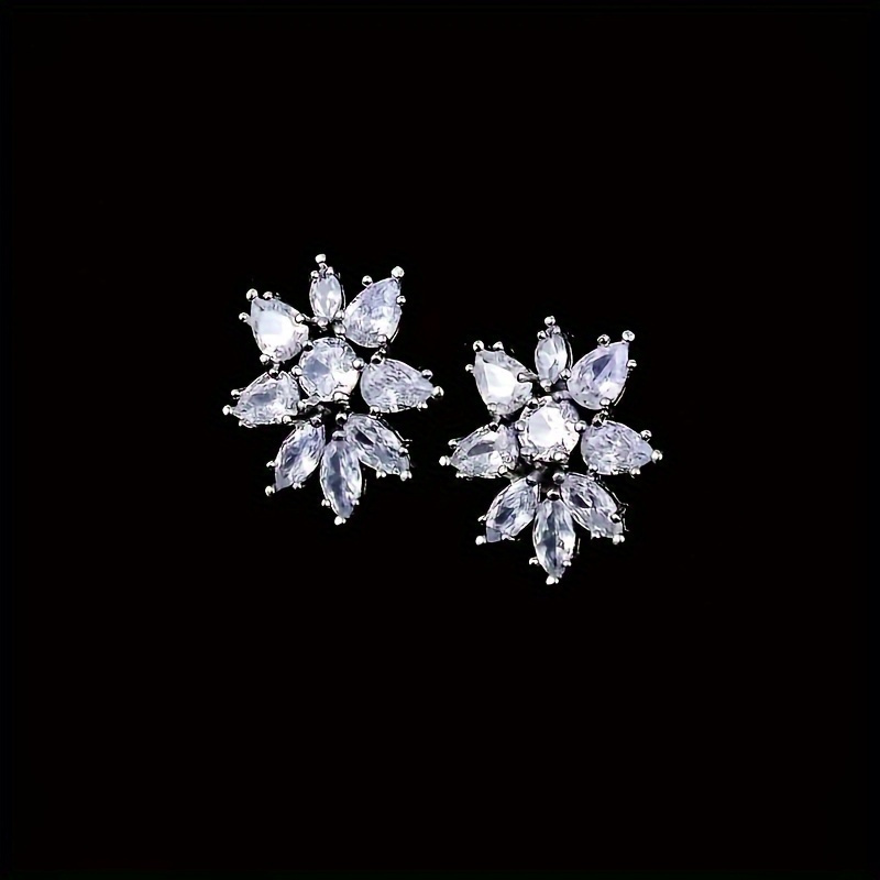 925 sterling silver moissanite necklace earrings luxurious vintage boho style ideal gift for girlfriend mothers day birthday wedding gift box included daily wear jewelry vintage boho style durable jewelry Product details 4