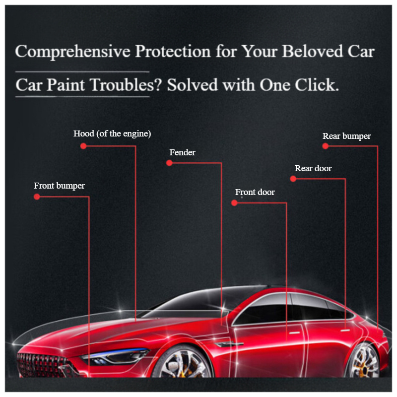 transparent invisible car wrap tpu 7 5mil premium body protection film paint protection i scratch resistant i anti i Product details 8