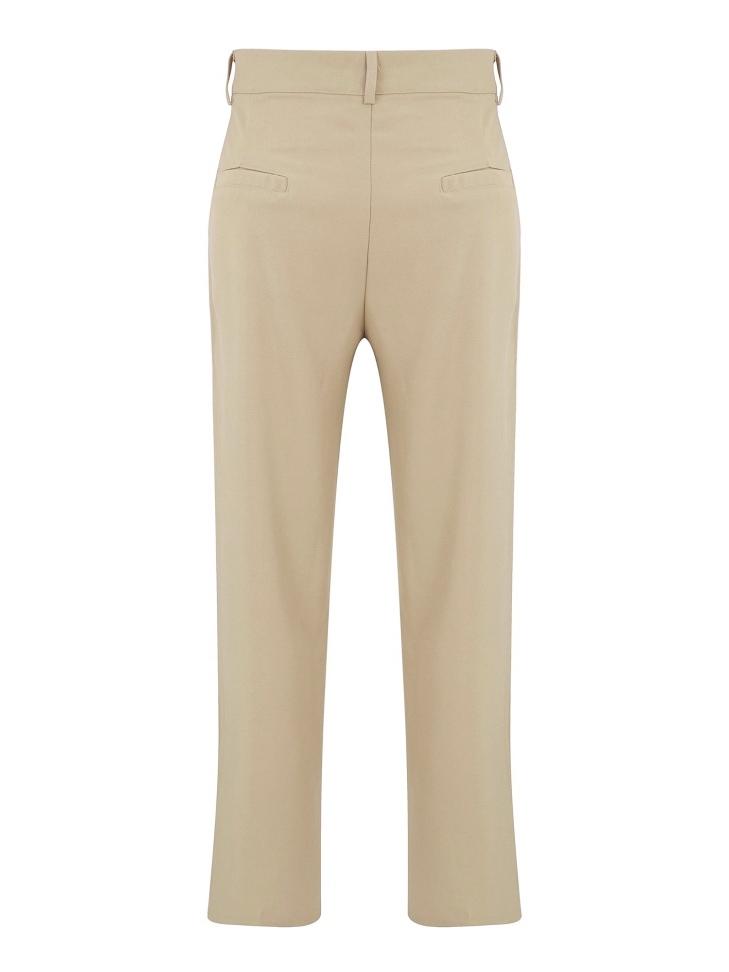 loose fit dress pants White Loose Fit Suit Pants main image 0