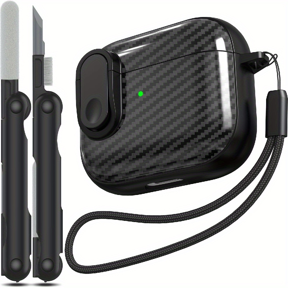 Airpods Pro Carbon Fiber Case Carbon Fiber For Pro Case With Lock