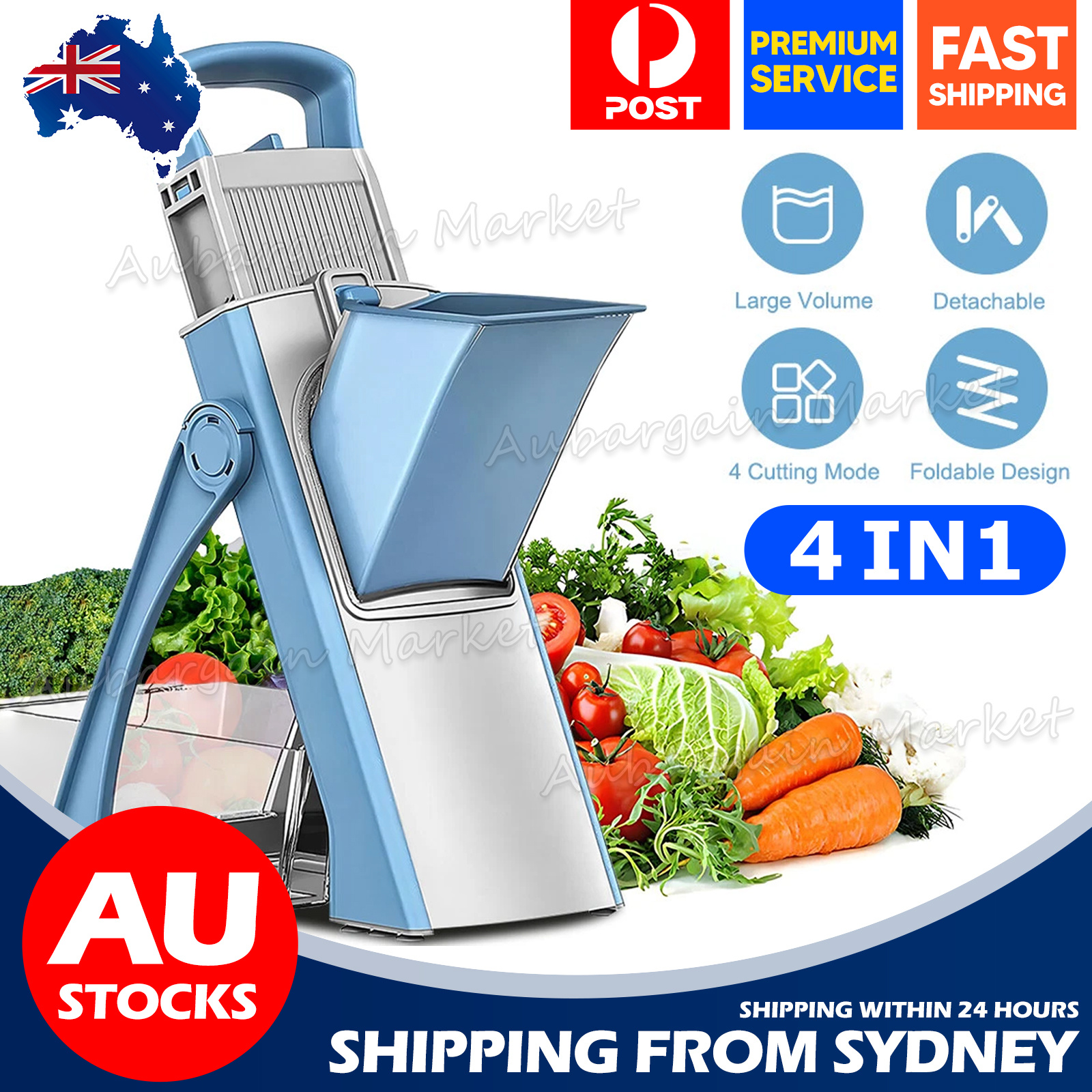 TEMU 4 In 1 Vegetable Slicer Multifunctional Kitchen Chopping Artifact Food Chopper Bargain