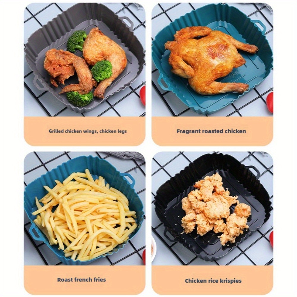 3pcs airfryersilicone baking tray air fryer tray room household bottle oil spray pot air fryer oil spray kitchen cooking oil spray pot spray bottle   details 5