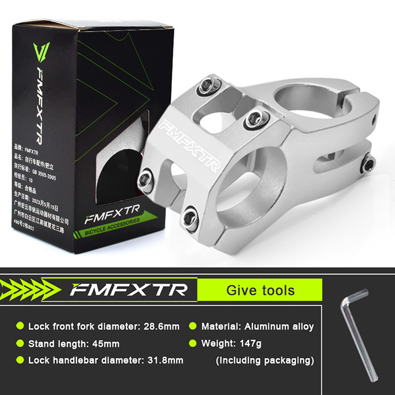 TEMU 31. 8mm Handlebar Stem 6061 Aluminum Alloy Hollowed-out Short Bridge Cycling Short Stem Bicycle Accessories