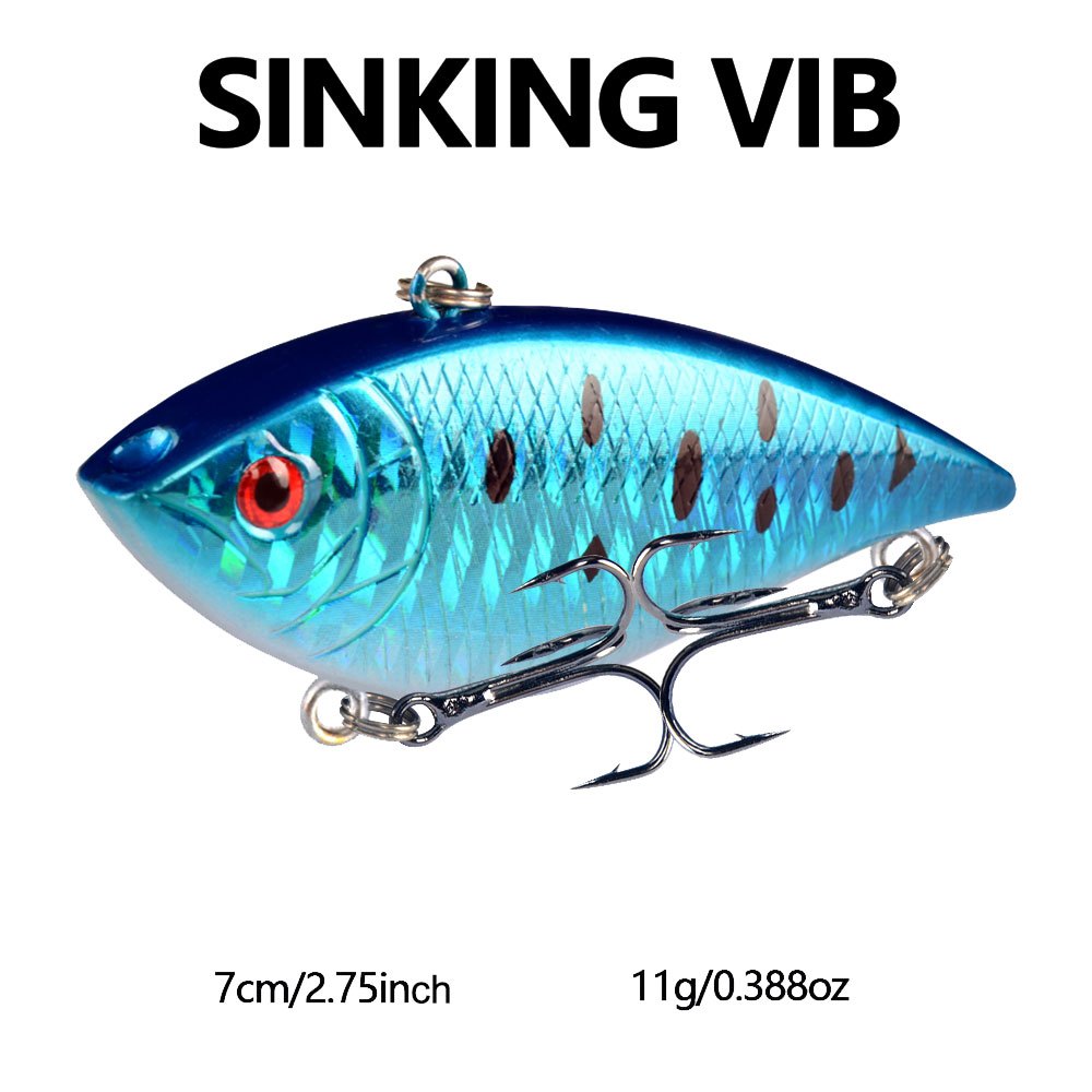 1 vib lure long casting full swimming layer vibrating hard bait freshwater universal for pike mouth and   long casting   lure