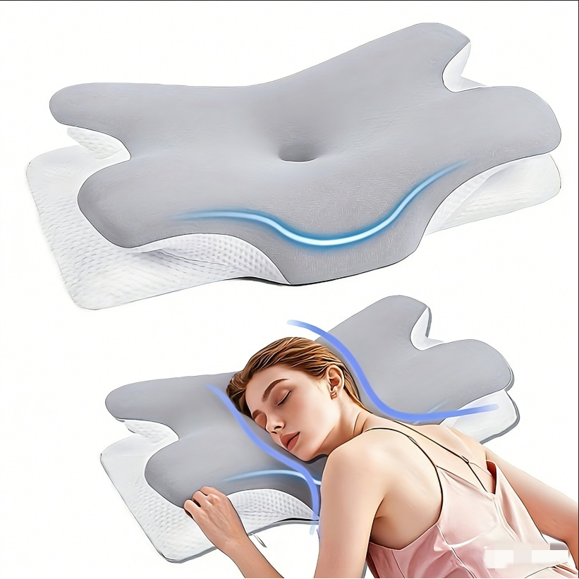TEMU -shaped Soft Neck Pillow, For Neck And Shoulder Support. Perfect Mother's Day Gift Or Sleep Neck Pillow