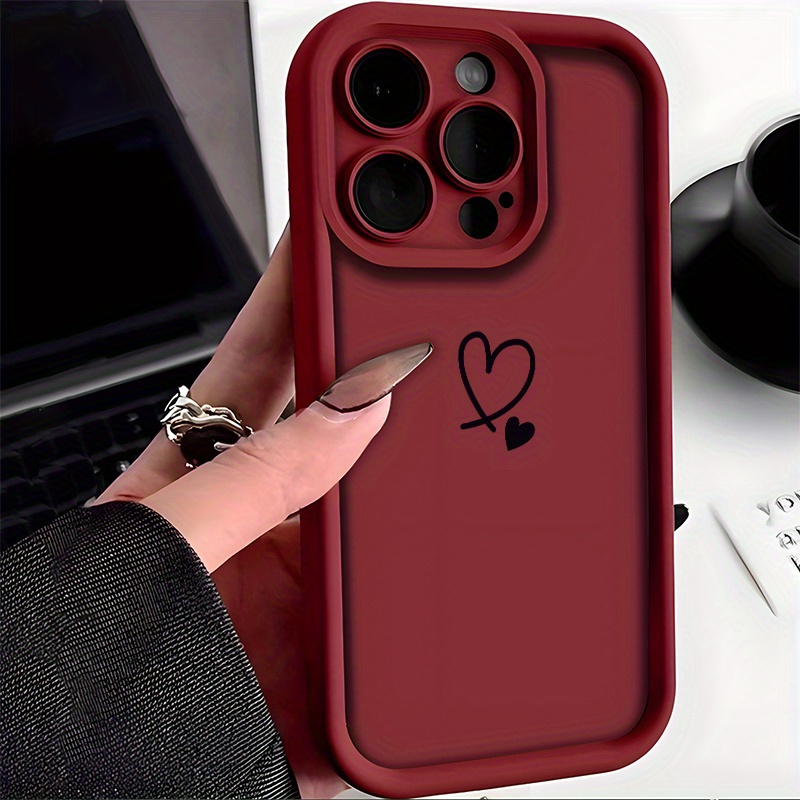 TEMU para Teléfono - Una Minimalista y Elegante con Diseño de para iPhone, 11 Pro Max, 15, 14 Plus, 13, 12, 16, XS Max, 16 Pro Max, 16 Pro, 15 Pro,