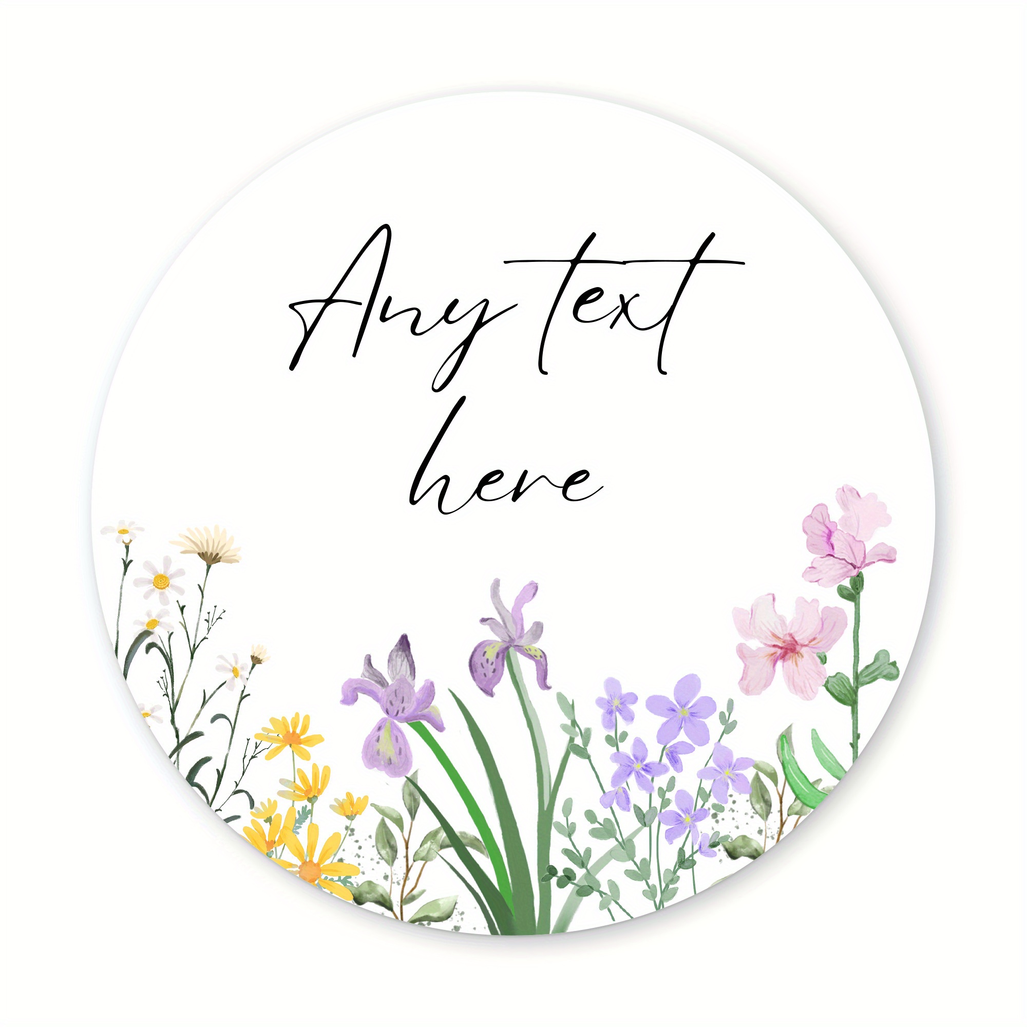 TEMU 60pcs Of Baptism Stickers, Bride Pre-wedding Party Stickers, Round Handmade Stickers With Customized Wedding Text, Thank You Stickers, Stickers,