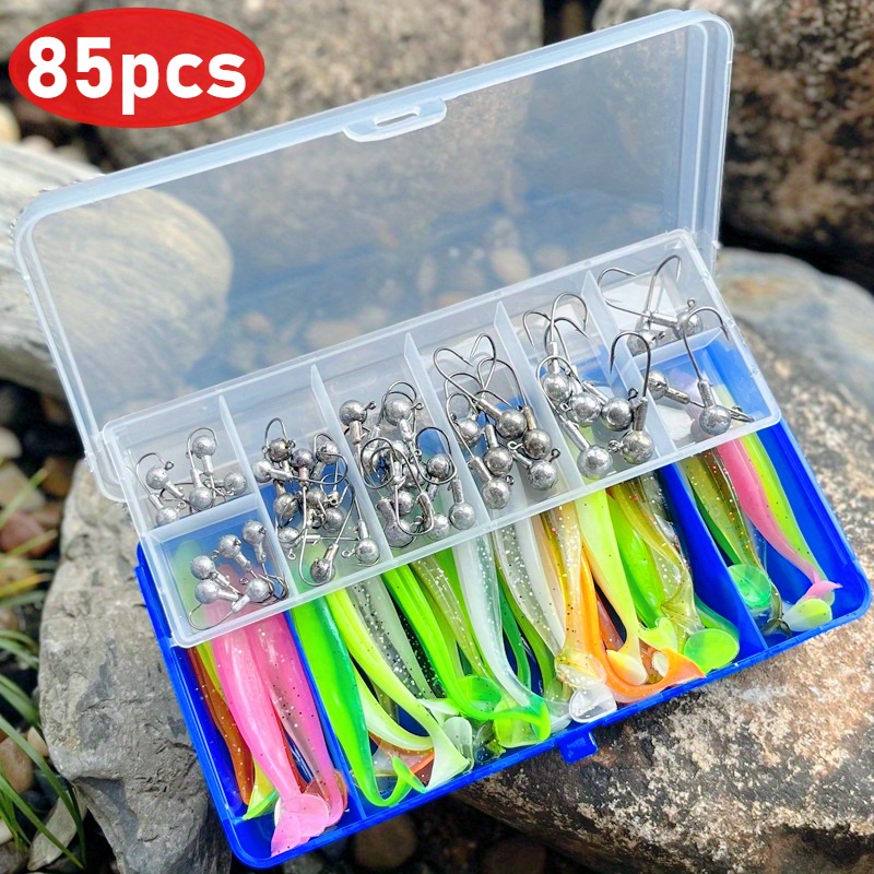 85 teiliges jigkopf set hakenbox inklusive 45 jigkpfen 40 t - Temu Germany