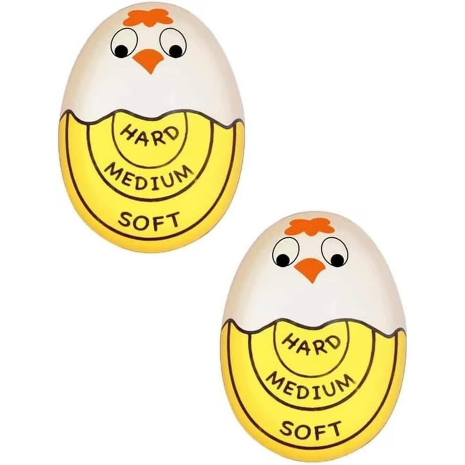 Image of Egg Cooking Timer, 2pcs – Color-changing Water Indicator Suitable For Soft, Medium, And Hard-boiled Eggs