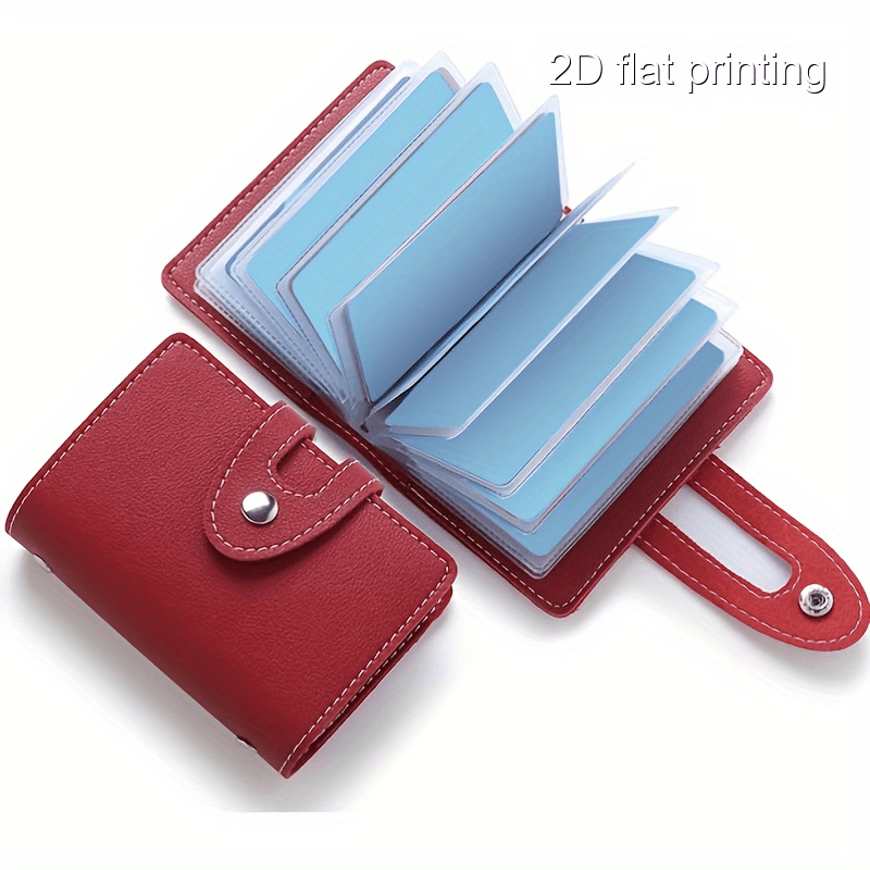 24 Multi-Slot ID Card Holder Ultra-Thin Credit Card Holder for Men and Women Bank Card Storage Bag