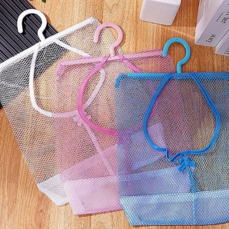 mesh hanging storage bag breathable and multifunctional suitable for use during 11   freestanding for bedroom Product details 3