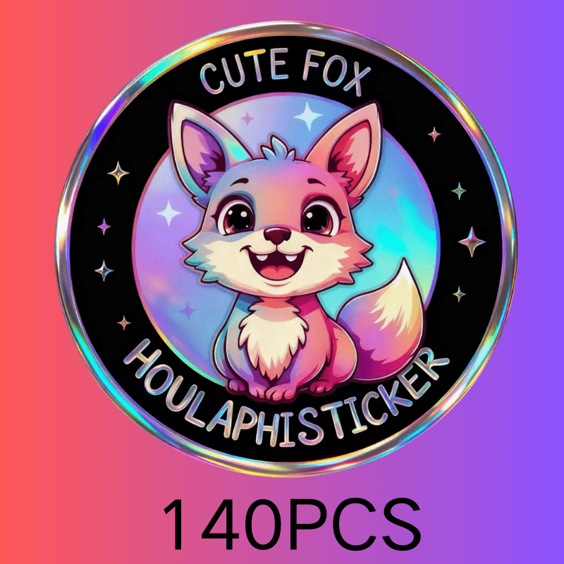 TEMU Autocollants personnalisés holographiques ronds de haute qualité de 1,57 pouces, multifonctionnels, décoratifs pour commercial/travail/bureau,