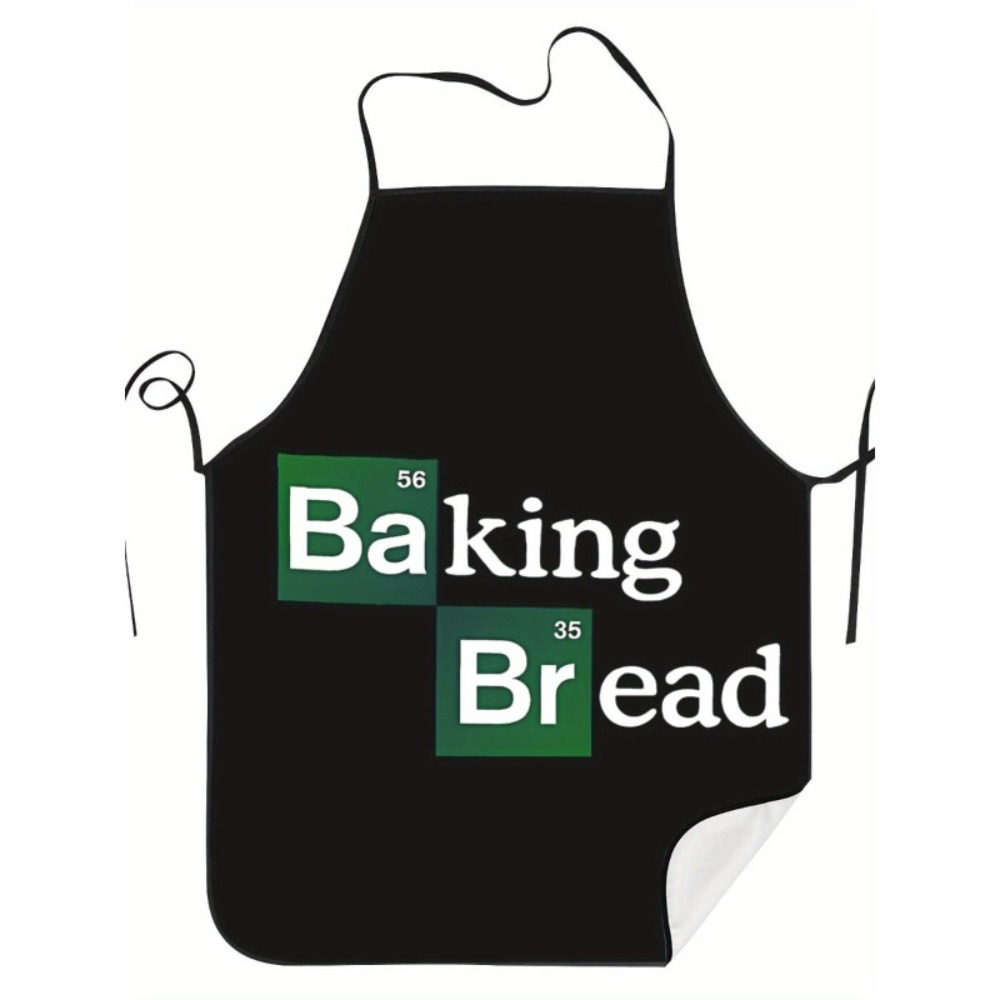TEMU 1 Grembiule da Cucina Chimica per Panificazione, Adulto - Divertente Accessorio da Cucina a Tema Scientifico con Elementi di Bicarbonato di e