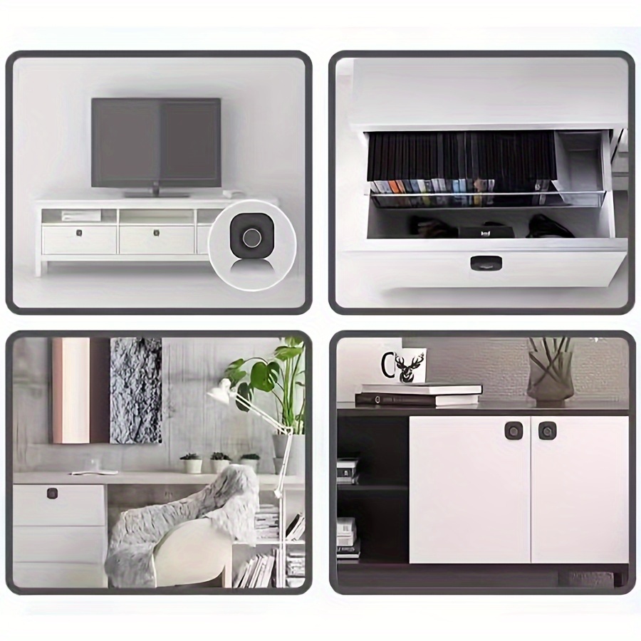 Smart Fingerprint Drawer Lock, Keyless Entry for Cabinets