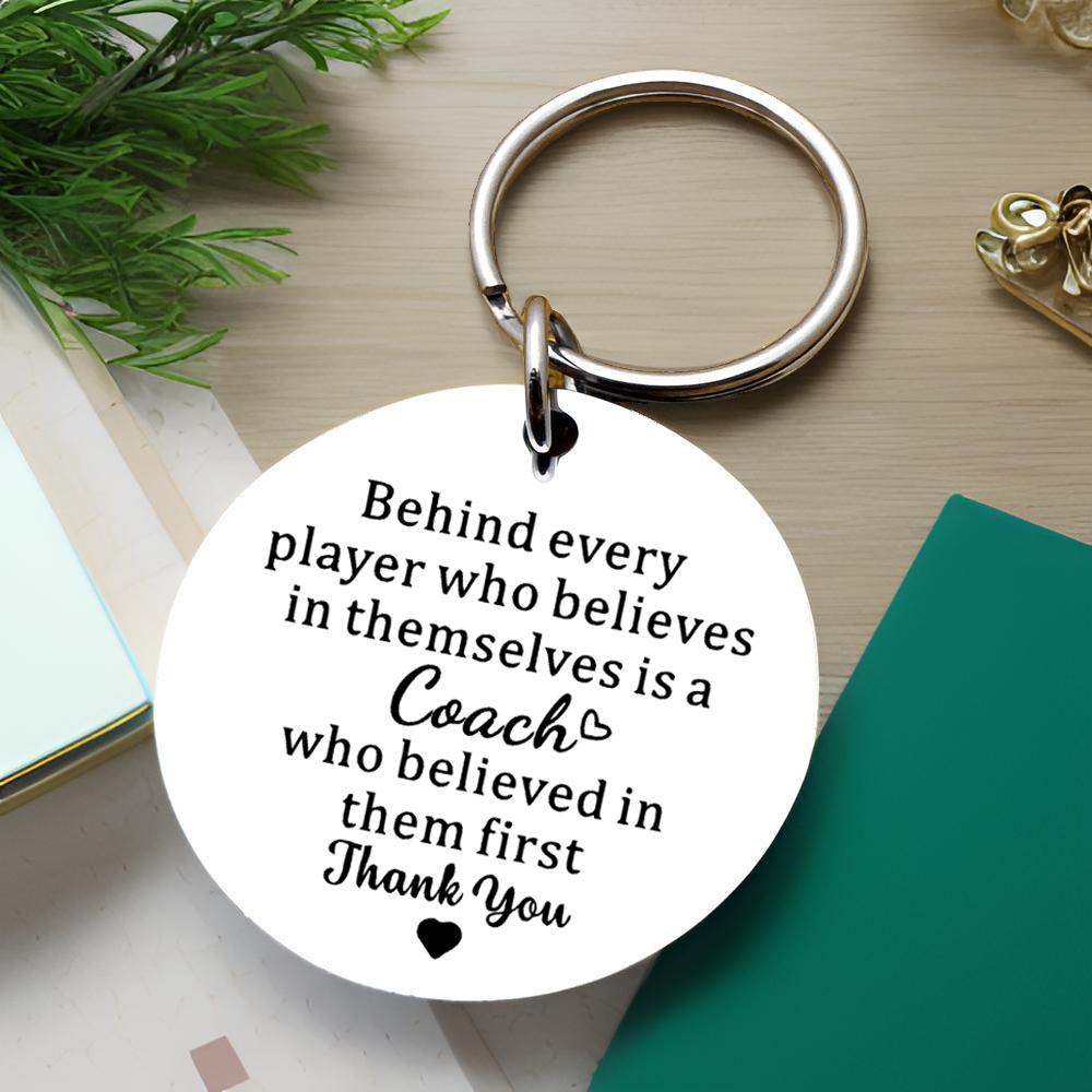 TEMU Motivational Message Keychain Gift For , Team , Ideal For Baseball, Football