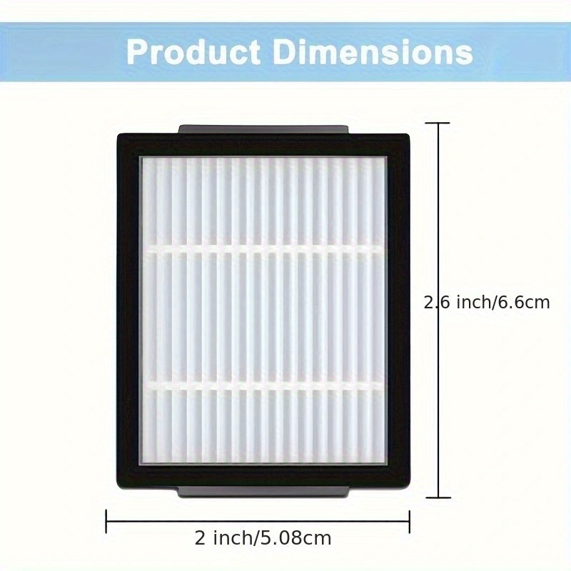 12 pack high   replacement filters for irobot e i   robot vacuum cleaners   plastic material floor attachment compatible details 3