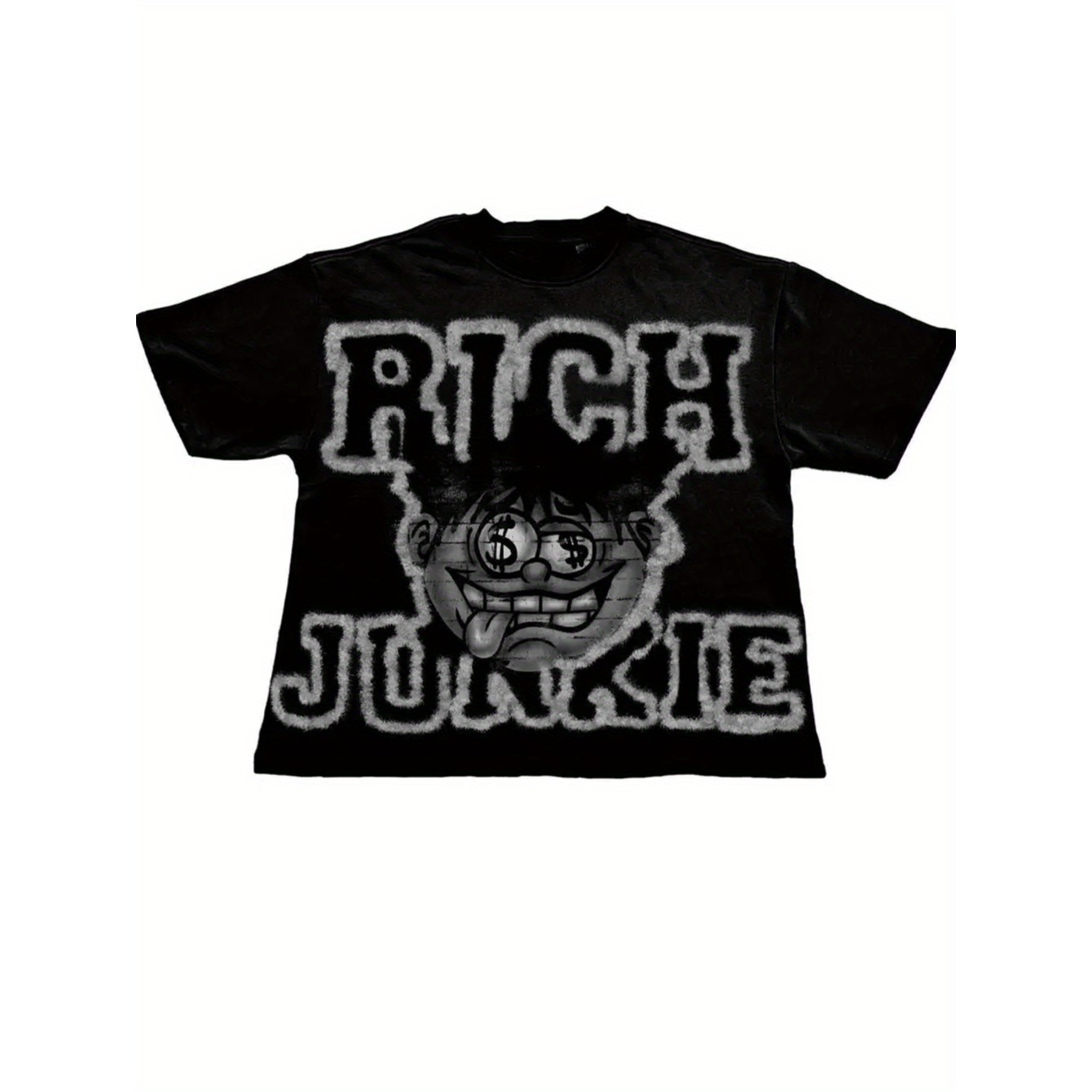 

1pc Y2k T- For Men - Slight , Regular Fit, Tee , Streetwear Sleeve