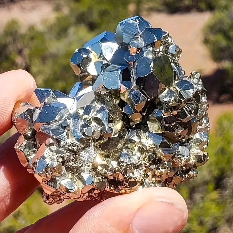 TEMU 1pc + Mineral Specimen | Natural Ore | Ideal For Home Decor & Rock Collection | Unique Gift For & Mineral Enthusiasts