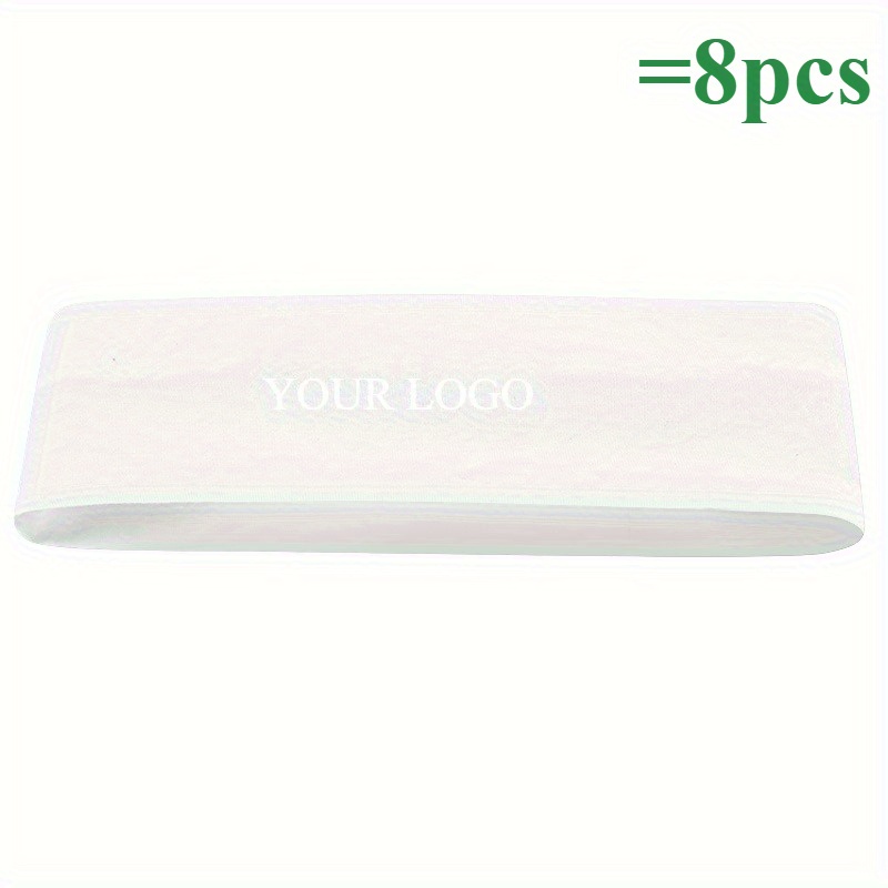 TEMU 8-delige set custom sport hoofdbanden, 16 kleuren met eigen naam logo tekst foto gepersonaliseerde zweetband absorberend sneldrogend dames heren