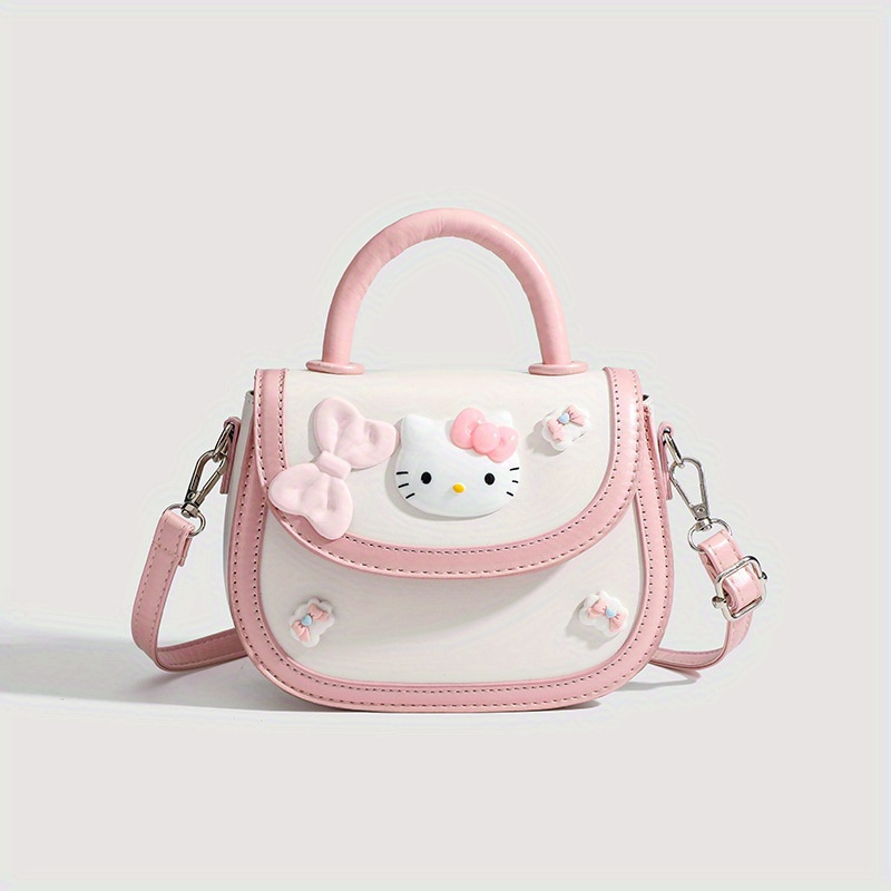 Bag New Mini Saddlebag Dopamine Pink Kt Cat Handheld Crossbody Shoulder Bag