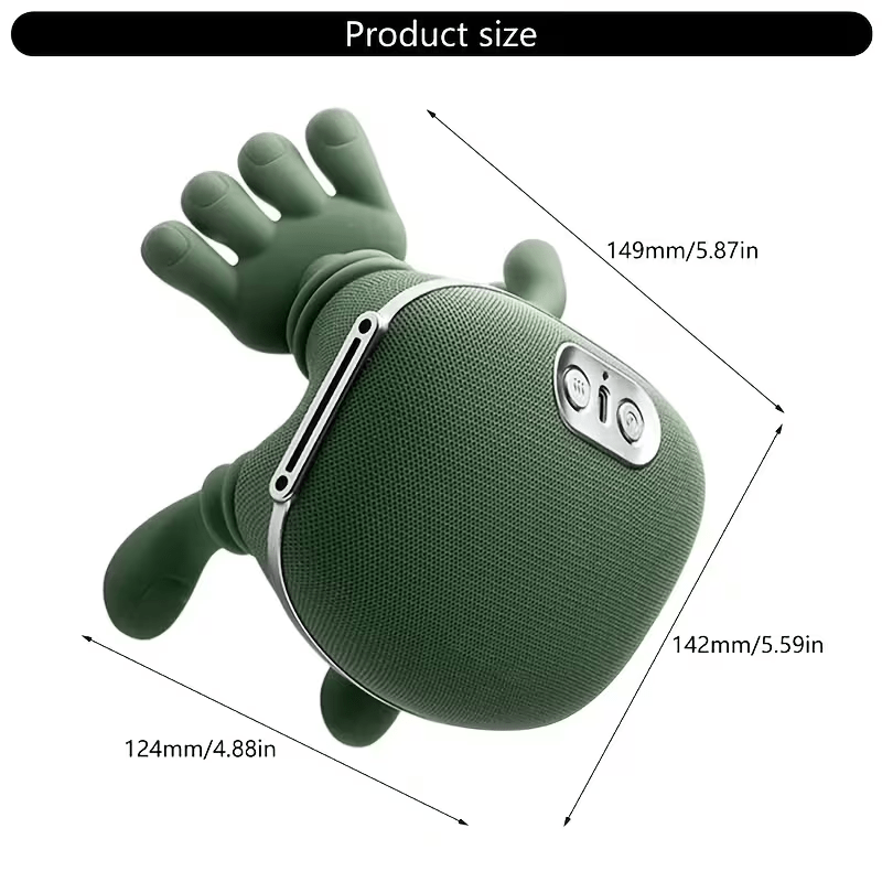 a shoulder wrap that   a human hand with 6d massage capabilities providing heat and deep kneading for the shoulders neck back waist and legs   rechargeable via usb and easy to carry Product details 1