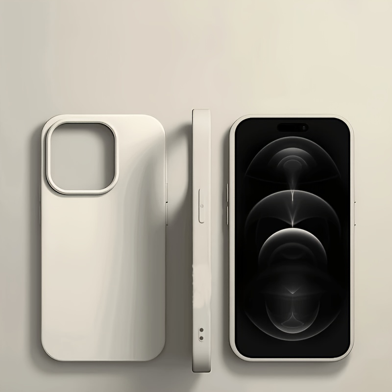 Phone Case - Phone Case: Original New Minimalist Solid Color Matte Large Hole Phone Case Compatible With Iphone 17, 11, 12, 13, 14, 15, 16, 17 Pro , Universal For 13, And 12/12 Pro Models