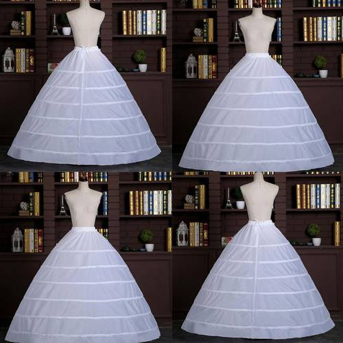 photo de l'article à 6 cercles larges pour robe de mariée avec armature à cercles réglable - série spéciale européenne adaptée aux spectacles de de mariée, robes de mariée, dannée, de beauté - pour robes de ballerine, doublure lavable à