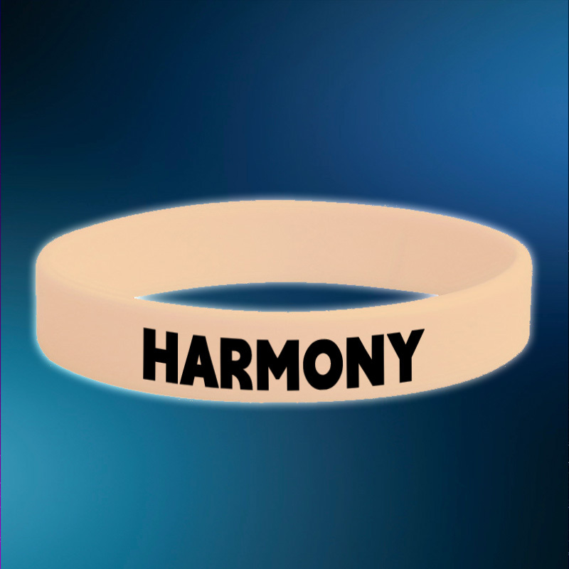 75pc Glow-in-the-Dark Silicone Wristbands, Customisable
