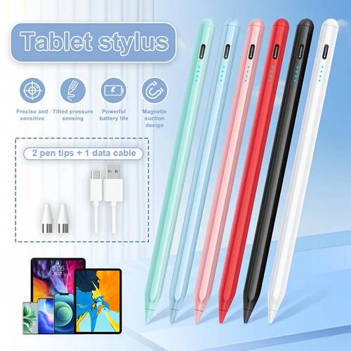touch pen compatible with ipad phones and tablets smooth writing fast charging and capacitive pen compatible with ios tablets universal for 95 of devices standard with 2