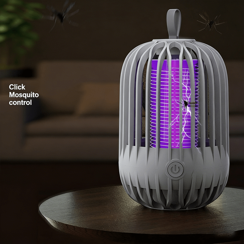 Electric Mosquito Killer Lamp, Rechargeable Mosquito Device, Inhalation Mosquito Trap, Rechargeable Insect Repellent, Suitable for And Home Use, Silent Indoor Mosquito Exterminator