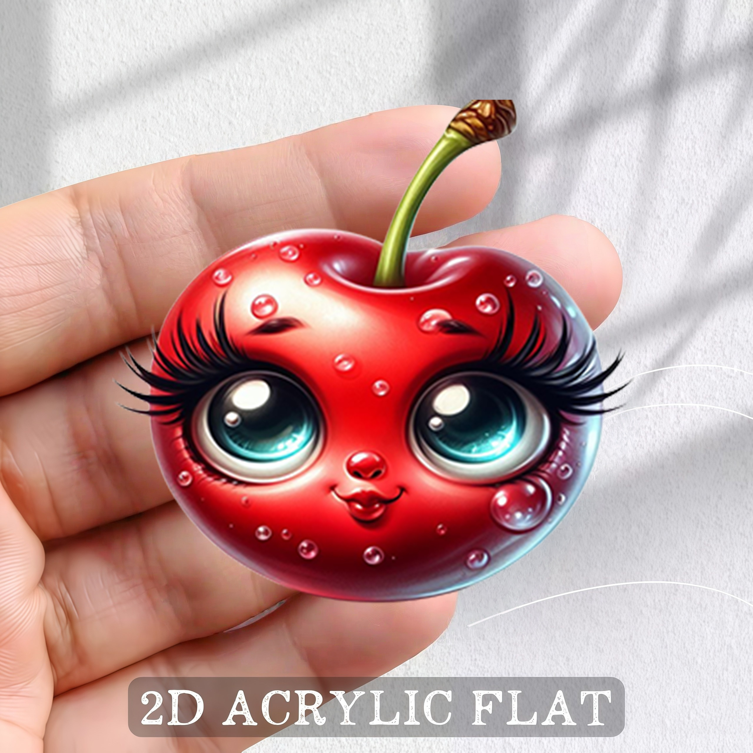 TEMU 1pc 2d Flat Printed Refrigerator Magnet Decorative Sticker, Refrigerator Magnet, Bright And Long-, Stable Adsorption And Not Easy To Fall Off,