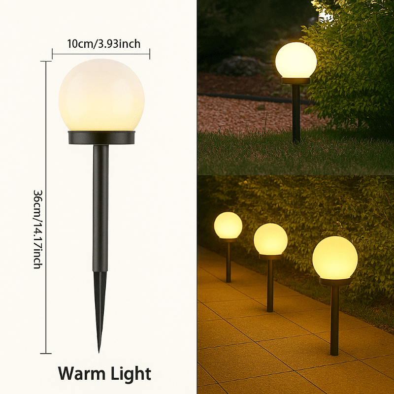 8-pack Solar Lights Outdoor Garden Decorative Led Lamps For Pathway, Patio, And Deck With Built-in Solar Rechargeable Battery, Auto On, Off