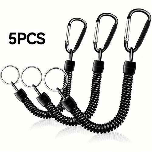 retractable elastic wrist strap with a stainless steel snap hook designed as a safety cord to prevent loss