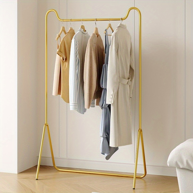 Einfacher praktischer Kleiderständer mit verstärktem Design, platzsparender tragbarer Kleiderbügel für verschiedene Szenarien, ideal zur Kleideraufbewahrung im Zimmer