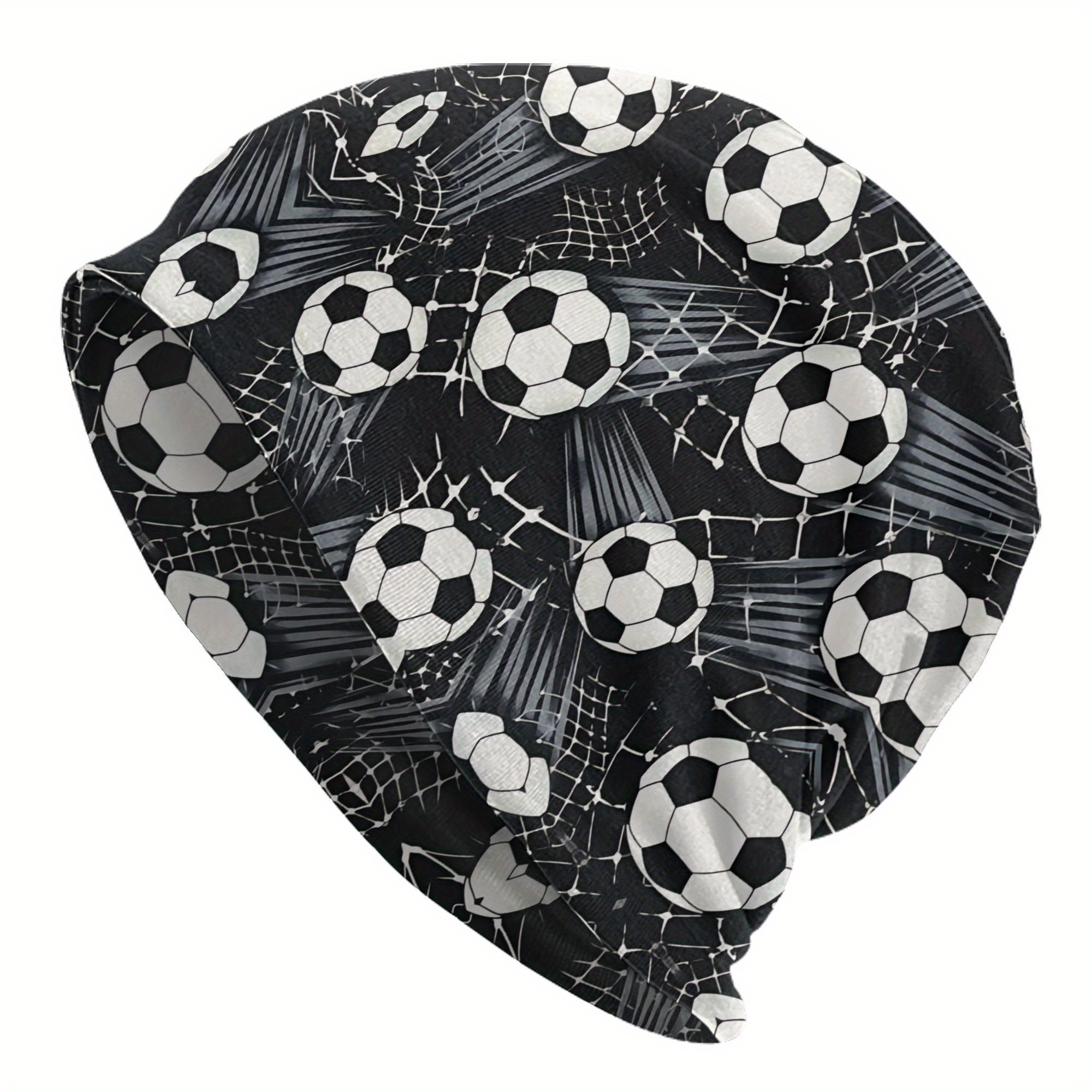 Image of Soccer Aesthetic Warm Hip-hop Street Punk Gothic Hats Streetwear2d Print Design
