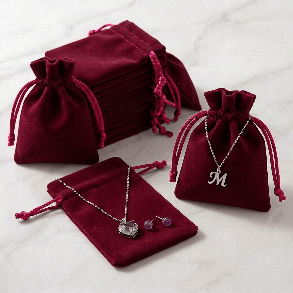 TEMU Gift For Her/him 27pcs Small Velvet Drawstring Pouches, Soft Plush Velvet Gift Bags For Jewelry, Weddings, Party Favors, Christmas Gifts, And