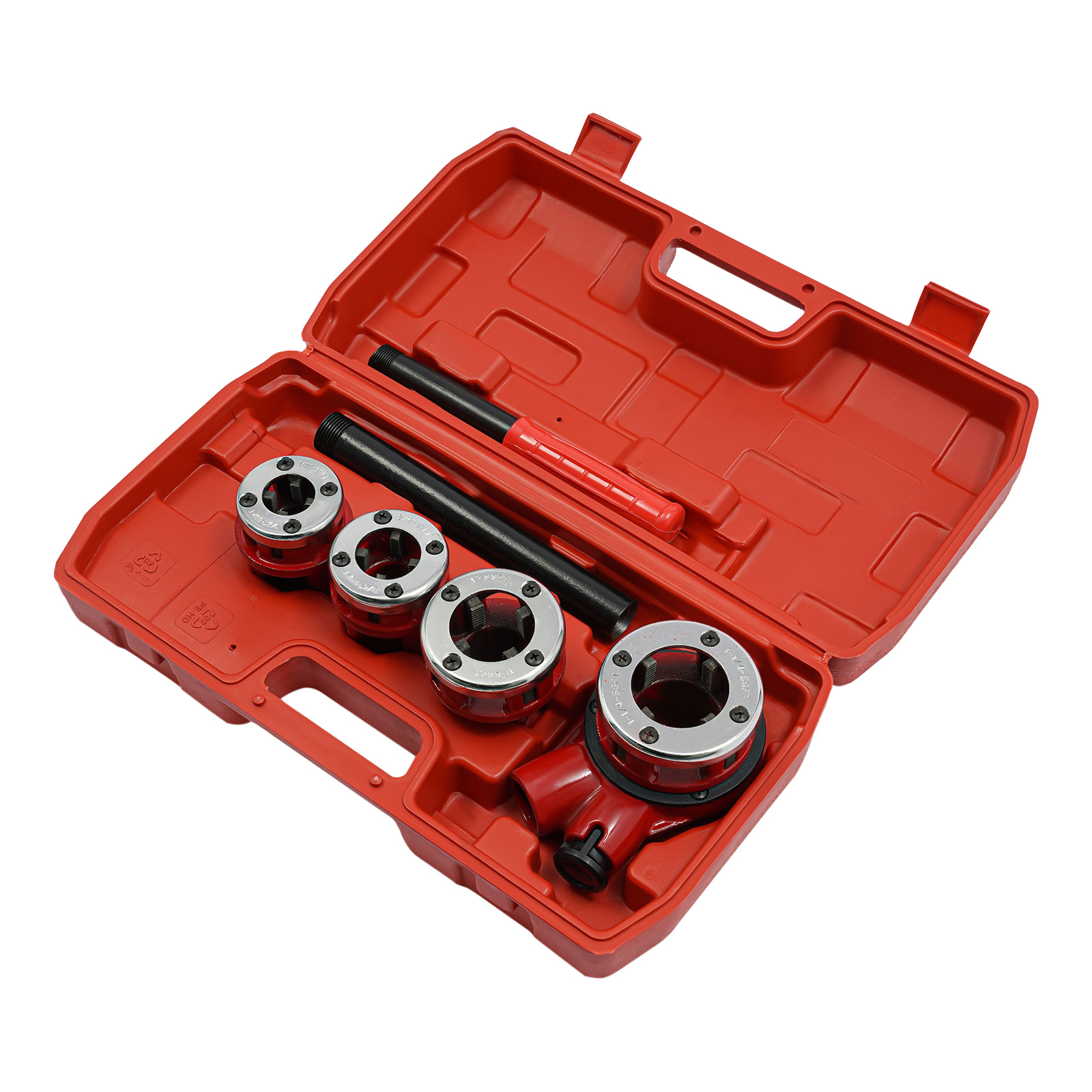 Image of Pipe Thread Cutting Set, Tap Die Die Pipe Cutter With Ratchet Extension