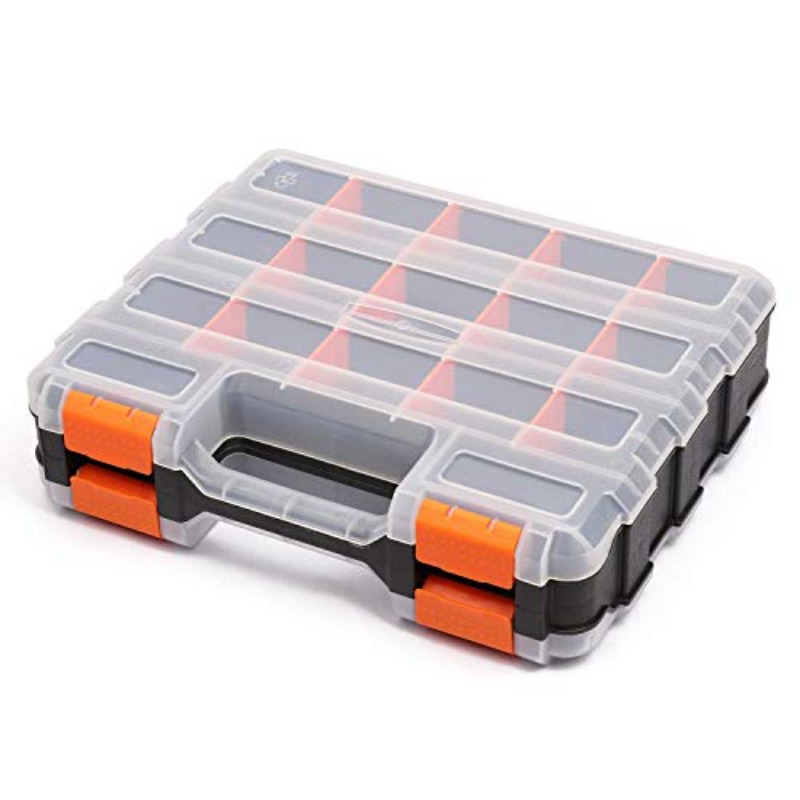from Saudi Arabia. A Double-Sided Organizer from  , Featuring 34 Compartments with Removable Dividers for Tools, Screws, Nails, Beads, Jewelry, And More., Tool Box Organization And Storage, Tool Organization And Storage, Tool Box Accessories, Screw Organization And Storage, Tool Storage And Organization, Tool Box, Tool Chest On Wheel, Tool Box Organizer, Rolling Tool Box,   Box, Toolbox