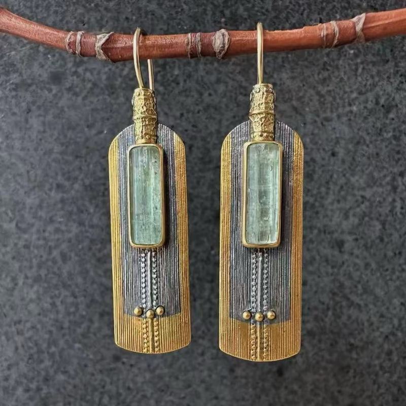 TEMU A Set Of Stylish Rectangular Earrings Suitable For Halloween, Christmas, And Thanksgiving Presents