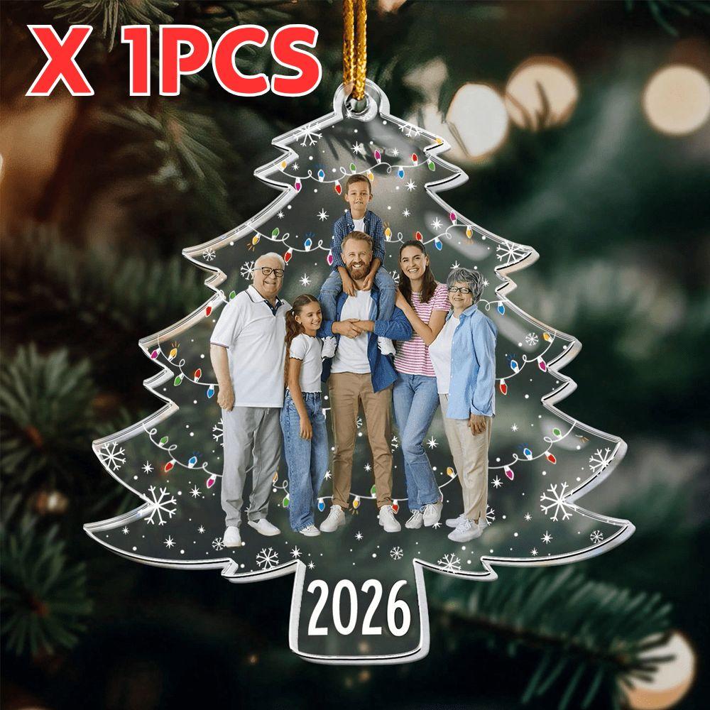 TEMU 2d Flat, Personalized Custom Acrylic Decorative Hanging Ornaments With , Customizable With Photos. Christmas Gift And Decoration Hanging