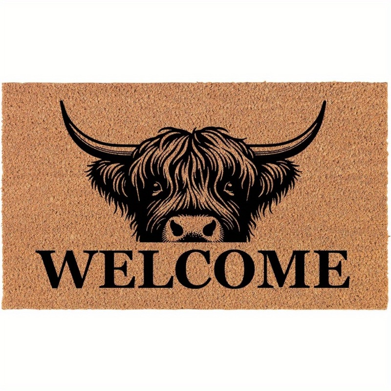 TEMU 1pc Welcome Floor Mat Doormat Gift Welcome Probe