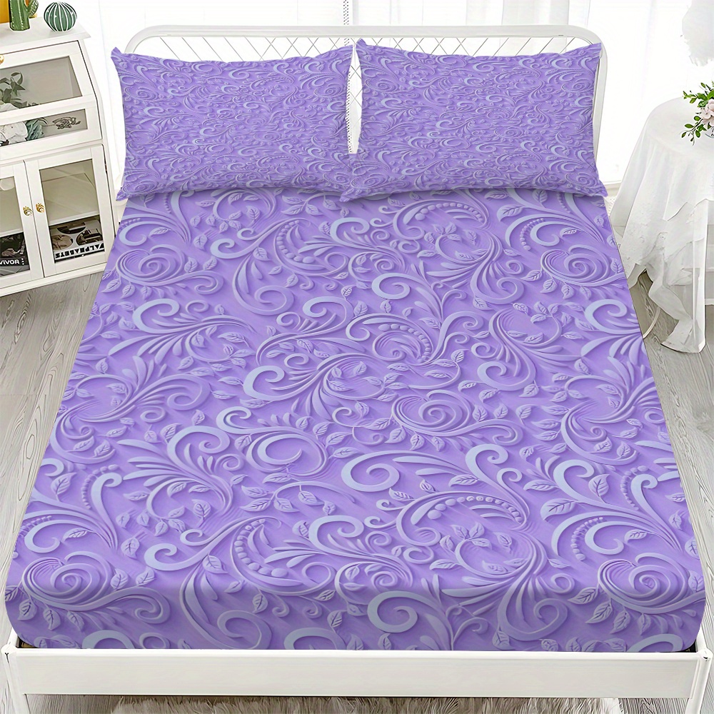 Purple Patterned Sheets