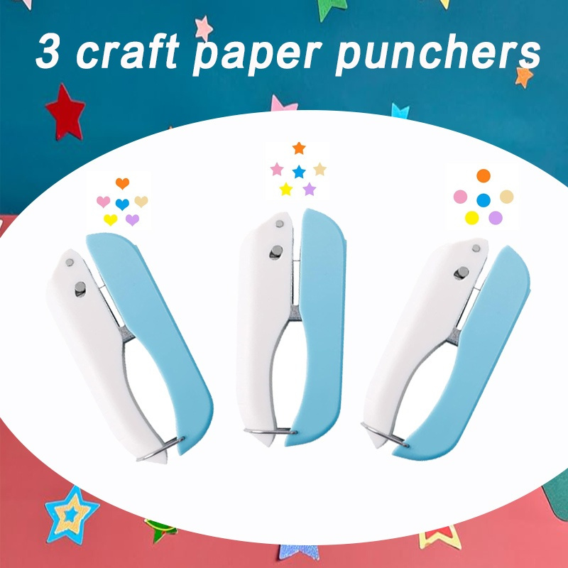 Scrapbook Paper Punch - 58pc Mini Paper Hole Punchers W Case - All Different Crafting Shape Designs -Hole Punch For Greeting Cards
