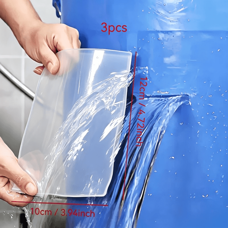 TEMU 3 Stronger Tapes, Waterproof Tapes- Water Resistance, Super Rubber, Suitable For Indoor And Outdoor Use, Perfect For Homes, Rvs, Roofs, Pipes,