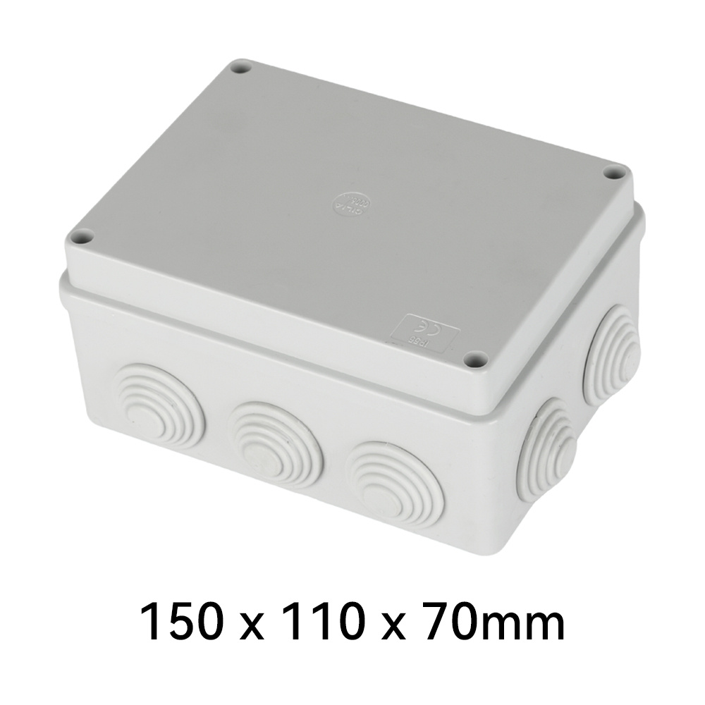   1pc junction box ip55 outdoor electrical box durable pc plastic enclosure for indoor outdoor use no  