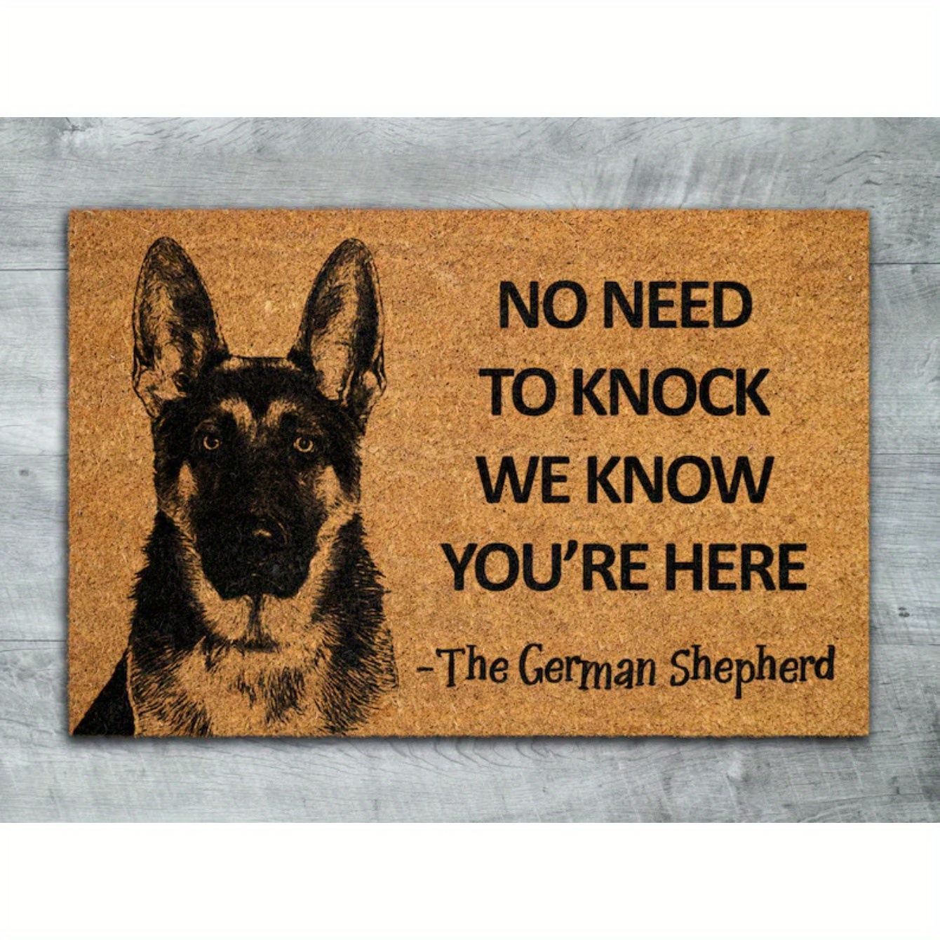 

Shepherd Door Mat, German Shepherd Spring Door Mats, Funny German Shepherd Doormat, Welcome Mats