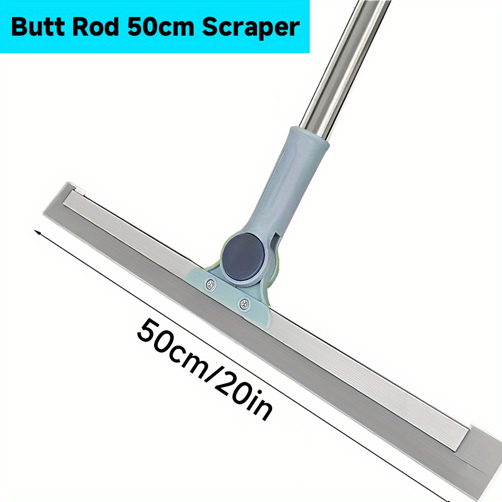 TEMU Magic Wiper, Retractable Mop, Toilet Floor Cleaning Artifact, Household Bathroom Wiper