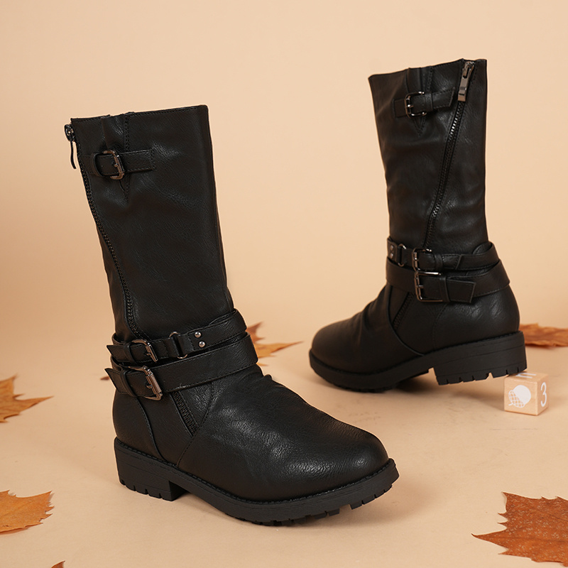 Image of Dream Pairs Girls' Tall Winter Boots, Warm And Comfortable Cold-weather Footwear For Daily Use And Special Occasions