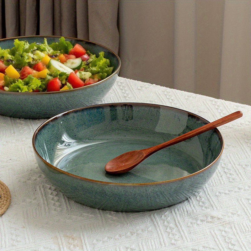 1pc extra large ceramic serving bowl large salad pasta soup Temu
